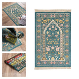 Maxbell Muslim Prayer Rug Area Rug Decoration Rectangle Floor Rug Home Prayer Carpet