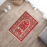 Maxbell Muslim Prayer Rug Area Rug Decoration Rectangle Floor Rug Home Prayer Carpet