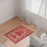 Maxbell Muslim Prayer Rug Area Rug Decoration Rectangle Floor Rug Home Prayer Carpet