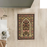 Maxbell Muslim Prayer Rug Area Rug Decoration Rectangle Floor Rug Home Prayer Carpet