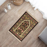 Maxbell Muslim Prayer Rug Area Rug Decoration Rectangle Floor Rug Home Prayer Carpet