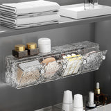 Maxbell Shower Shelf Hanging Bathroom Shelf for Kitchen Bathroom Accessories Bedroom clear