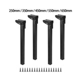 Maxbell 4 Pieces Folding Table Legs Folding Support Feet for Cafe Living Room People 250mm