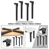Maxbell 4 Pieces Folding Table Legs Folding Support Feet for Cafe Living Room People 250mm