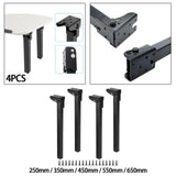 Maxbell 4 Pieces Folding Table Legs Folding Support Feet for Cafe Living Room People 250mm