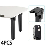 Maxbell 4 Pieces Folding Table Legs Folding Support Feet for Cafe Living Room People 250mm