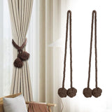 Maxbell 2x Curtain Tiebacks Modern Drapery Holdbacks Tie Backs for Patio Indoor Home