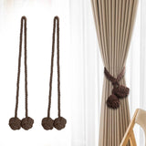Maxbell 2x Curtain Tiebacks Modern Drapery Holdbacks Tie Backs for Patio Indoor Home