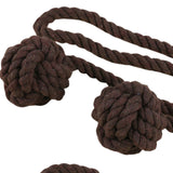 Maxbell 2x Curtain Tiebacks Modern Drapery Holdbacks Tie Backs for Patio Indoor Home