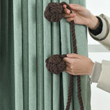 Maxbell 2x Curtain Tiebacks Modern Drapery Holdbacks Tie Backs for Patio Indoor Home