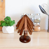 Maxbell Wooden Trivets for Hot Dishes Sturdy Wood Trivets Mat for Teapot Kitchen Table