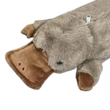 Maxbell Plush Pencil Case Plush Animal Pencil Bag for Children Boys Girls Teens Platypus