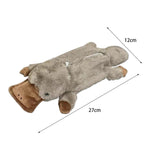 Maxbell Plush Pencil Case Plush Animal Pencil Bag for Children Boys Girls Teens Platypus