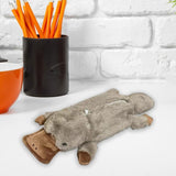 Maxbell Plush Pencil Case Plush Animal Pencil Bag for Children Boys Girls Teens Platypus