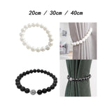 Maxbell Curtain Strap Holder Decorative Holders Hooks Clip for Bedroom Office Window 20cm Pearl white