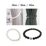 Maxbell Curtain Strap Holder Decorative Holders Hooks Clip for Bedroom Office Window 20cm Pearl white