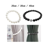 Maxbell Curtain Strap Holder Decorative Holders Hooks Clip for Bedroom Office Window 20cm Pearl white