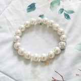 Maxbell Curtain Strap Holder Decorative Holders Hooks Clip for Bedroom Office Window 40cm Pearl white