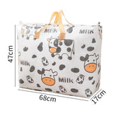 Maxbell Moving Storage Bag Storage Tote Bag,Folding Collapsible Bag for Travel Quilt M