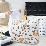 Maxbell Moving Storage Bag Storage Tote Bag,Folding Collapsible Bag for Travel Quilt L