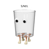 Maxbell Transparent Trash Can Clear Trash Can for Bedroom for for Office for Bedroom s