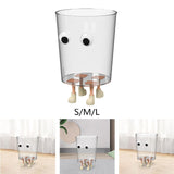 Maxbell Transparent Trash Can Clear Trash Can for Bedroom for for Office for Bedroom s