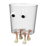 Maxbell Transparent Trash Can Clear Trash Can for Bedroom for for Office for Bedroom s