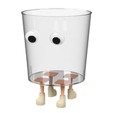 Maxbell Transparent Trash Can Clear Trash Can for Bedroom for for Office for Bedroom s