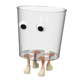 Maxbell Transparent Trash Can Clear Trash Can for Bedroom for for Office for Bedroom s