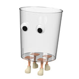 Maxbell Transparent Trash Can Clear Trash Can for Bedroom for for Office for Bedroom l