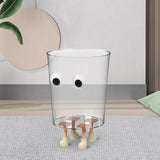 Maxbell Transparent Trash Can Clear Trash Can for Bedroom for for Office for Bedroom l