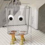 Maxbell Transparent Trash Can Clear Trash Can for Bedroom for for Office for Bedroom l