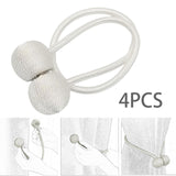 Maxbell 4 Pieces Curtain Ties Backs Modern Curtain Holders for Hotel Bedroom Outdoor