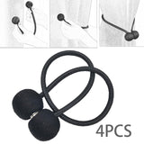 Maxbell 4 Pieces Curtain Ties Backs Modern Curtain Holders for Hotel Bedroom Outdoor
