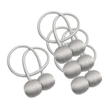 Maxbell 4 Pieces Curtain Ties Backs Modern Curtain Holders for Hotel Bedroom Outdoor