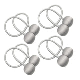 Maxbell 4 Pieces Curtain Ties Backs Modern Curtain Holders for Hotel Bedroom Outdoor