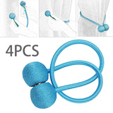 Maxbell 4 Pieces Curtain Ties Backs Modern Curtain Holders for Hotel Bedroom Outdoor