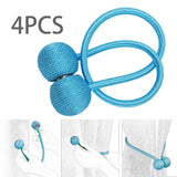 Maxbell 4 Pieces Curtain Ties Backs Modern Curtain Holders for Hotel Bedroom Outdoor