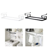 Maxbell Cabinet Hanging Basket Sturdy Storage Rack for Living Room Cabinet Household White