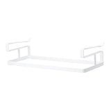 Maxbell Cabinet Hanging Basket Sturdy Storage Rack for Living Room Cabinet Household White