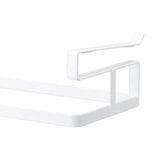 Maxbell Cabinet Hanging Basket Sturdy Storage Rack for Living Room Cabinet Household White