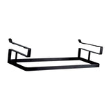 Maxbell Cabinet Hanging Basket Sturdy Storage Rack for Living Room Cabinet Household Black