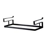 Maxbell Cabinet Hanging Basket Sturdy Storage Rack for Living Room Cabinet Household Black