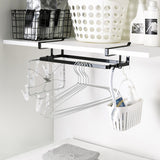 Maxbell Cabinet Hanging Basket Sturdy Storage Rack for Living Room Cabinet Household Black