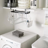 Maxbell Cabinet Hanging Basket Sturdy Storage Rack for Living Room Cabinet Household Black