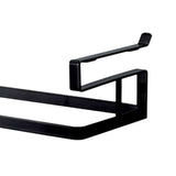 Maxbell Cabinet Hanging Basket Sturdy Storage Rack for Living Room Cabinet Household Black