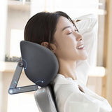 Maxbell Chair Neck Pillow Ergonomic Any Desk Chair Clip on Headrest for Office Chair Memory Foam