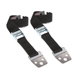 Maxbell TV Fixing Straps Furniture Security Anchors for Dresser Bookcase Flat Screen White Buckle 2PCS