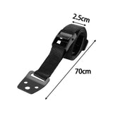 Maxbell TV Fixing Straps Furniture Security Anchors for Dresser Bookcase Flat Screen Black Buckle 1PC