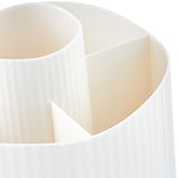 Maxbell Makeup Organizer Make up Holder Display Stand for Desktop Countertop Bedroom White